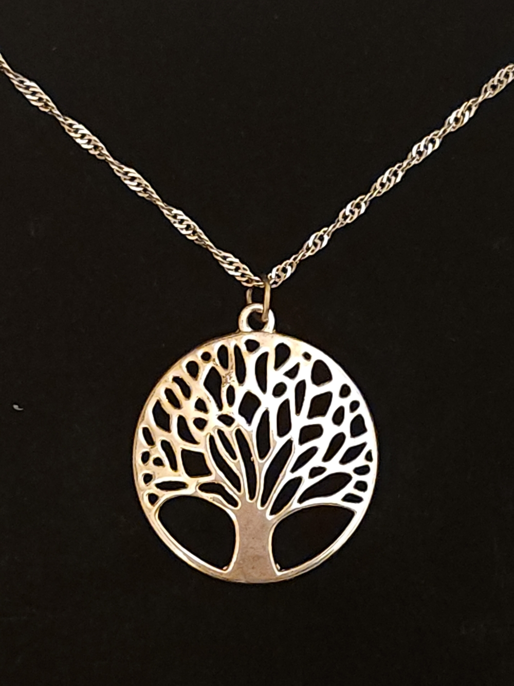 Sterling Silver Tree of Life Pendant Necklace